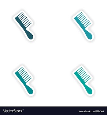 Assembly realistic sticker design on paper vector image