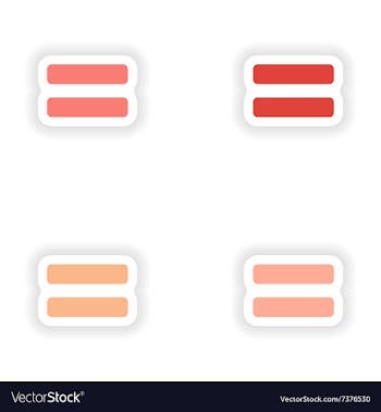 Assembly realistic sticker design on paper vector image