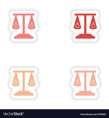Assembly realistic sticker design on paper vector image
