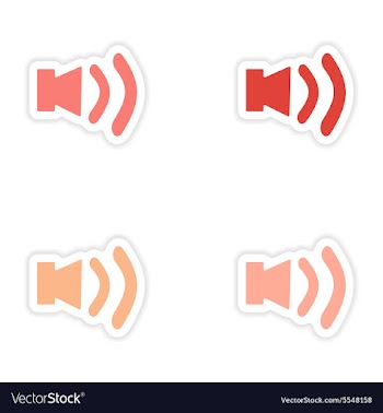 Assembly realistic sticker design on paper volume vector image