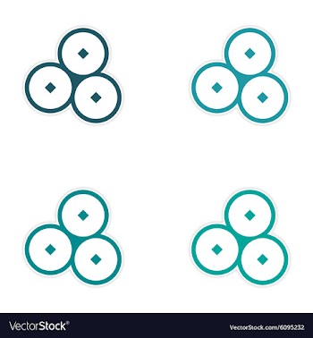 Assembly sticker bells vector image