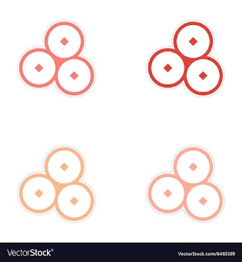 Assembly sticker bells vector image