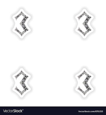 Assembly stickers Low poly number 3 in gray mosaic vector image