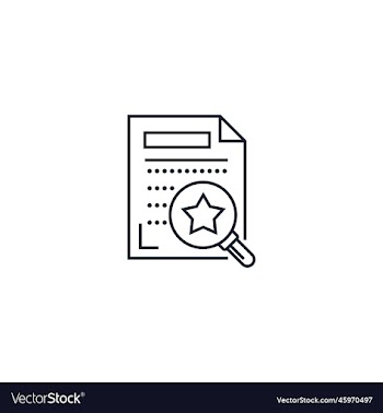 assessment creative icon from analytics research