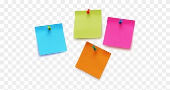 Assim Como Os Post-it, Fita Crepe, Tesoura, Grampeador, - Sticky Note .png