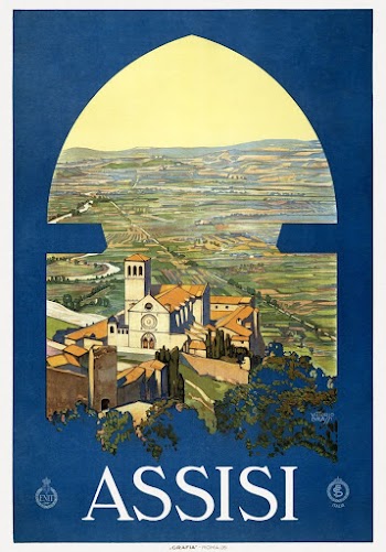 Assisi, the countryside as if | Free Photo Illustration - rawpixel