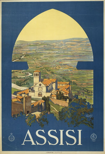 Assisi, the countryside as if | Free Photo Illustration - rawpixel