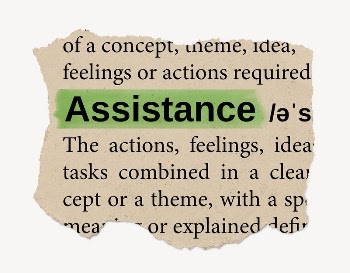 Assistance ripped dictionary, editable word | Free PSD - rawpixel