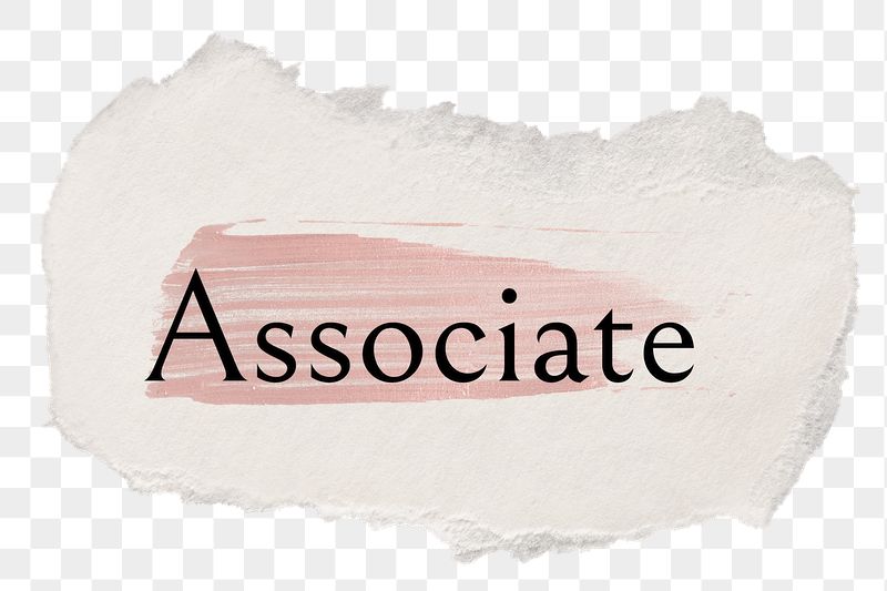 Associate png ripped paper word | Free PNG - rawpixel