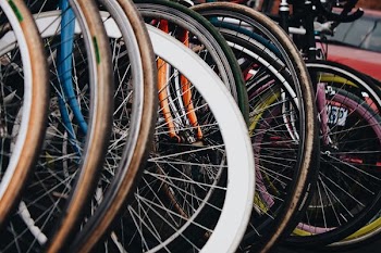 assorted bicycles