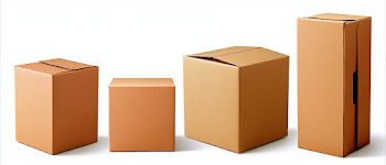 Assorted Brown Cardboard Shipping Boxes