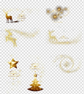 Assorted Christmas s, Bourbon whiskey, Christmas shines transparent background PNG clipart