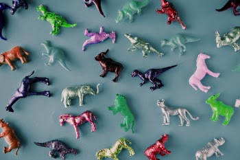 Assorted-color Animal Figure Lot