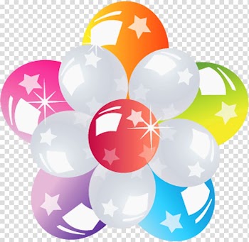 Assorted-color balloon illustration, Balloon , Balloons Bunch transparent background PNG clipart