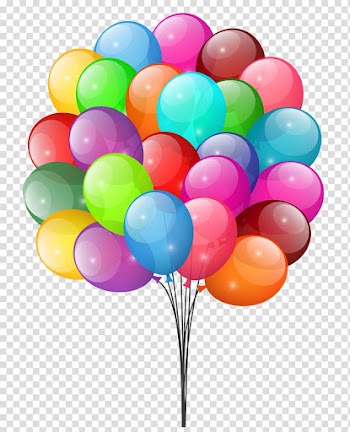 Assorted-color balloon lot , Balloon , Balloons transparent background PNG clipart