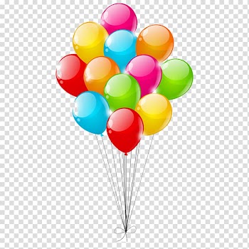 Assorted-color balloons illustration, Balloon Color, Colored balloons transparent background PNG clipart