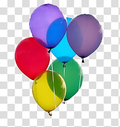 , assorted-color balloons illustration transparent background PNG clipart