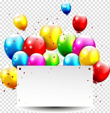 Assorted-color balloons illustration, Wedding invitation Balloon frame , Birthday Balloon Background transparent background PNG clipart