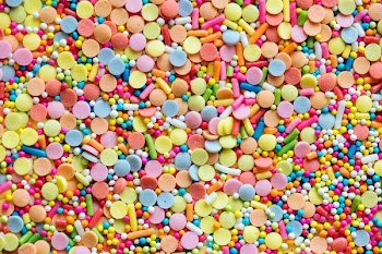 assorted-color bead lot