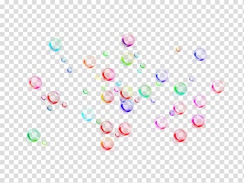 Assorted-color bubbles illustration, Bubble Computer file, Colorful bubbles transparent background PNG clipart