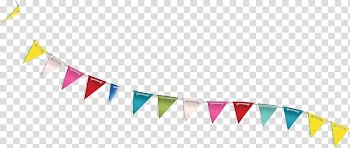 Assorted-color buntings , Graphic design Flag , Small colorful flags transparent background PNG clipart