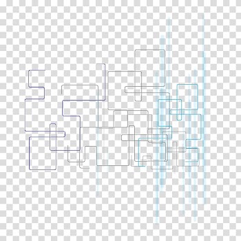 Assorted-color chart, Technological sense lines transparent background PNG clipart