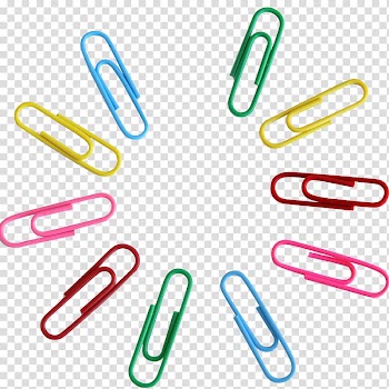 Assorted-color clips illustration, Paper clip Adhesive tape Binder clip Office supplies, Color pin HD clips Figure transparent background PNG clipart