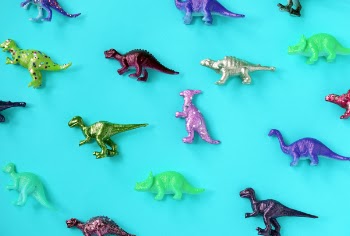 Assorted-color Dinosaur Toy Lot