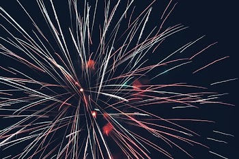 Assorted-color Fireworks on Sky