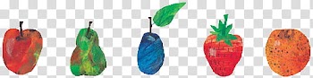 Assorted-color fruits transparent background PNG clipart