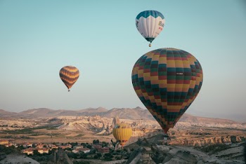 Assorted-color Hot Air Balloons on Skies