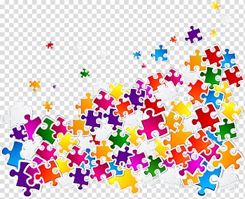 Assorted-color jigsaw puzzle piece, Jigsaw puzzle Puzz 3D Poster, Colorful puzzle transparent background PNG clipart