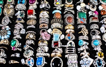 assorted-color men's ring collection
