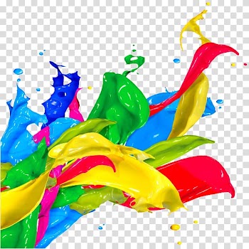 Assorted-color paint splashing, Watercolor painting Spray painting Splash, paint transparent background PNG clipart