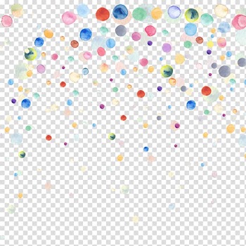 Assorted-color , Paperback Personal organizer Month Diary, Small fresh hand-painted colorful bubbles transparent background PNG clipart