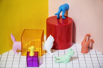 Assorted-color Plastic Animal Toy Set