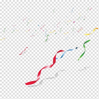 Assorted color ribbons, Colorful fireworks background material transparent background PNG clipart