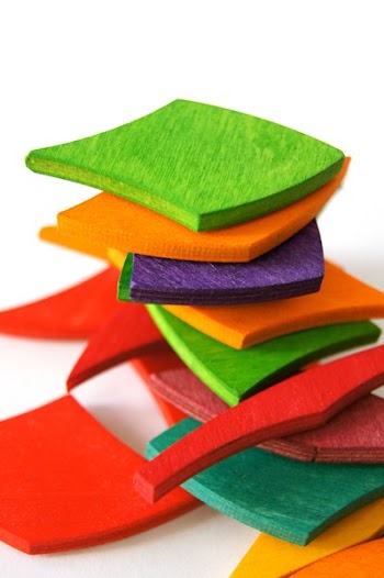 Assorted-color Rubber Chunks