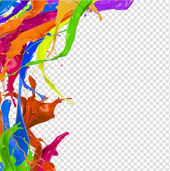 Assorted color splash graphic illustration, Watercolor painting Pigment, Free splash of color pigments pull transparent background PNG clipart