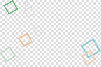 Assorted-color square illustration, Geometry Pattern, Three-dimensional abstract geometric squares transparent background PNG clipart