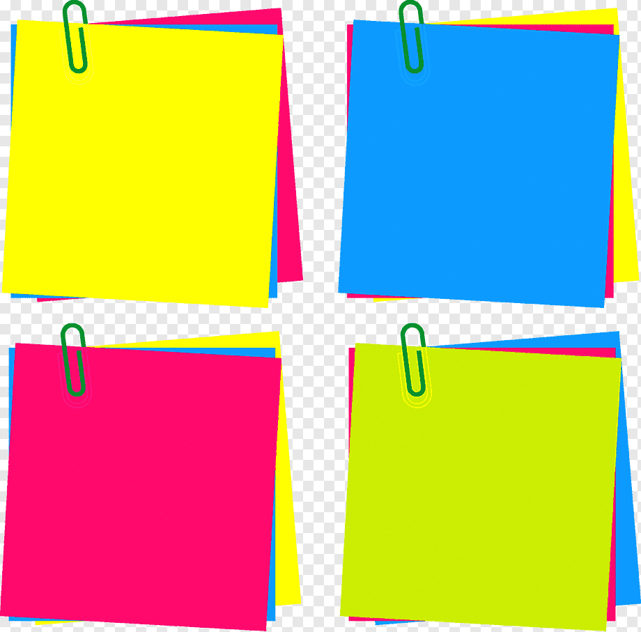 assorted-color sticky note lot illustration, Post-it note Paper Sticker, Notes sticker, angle, label, text png