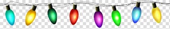 Assorted-color string lights, Mixed anxiety–depressive disorder Christmas lights Depression, Christmas Lights transparent background PNG clipart
