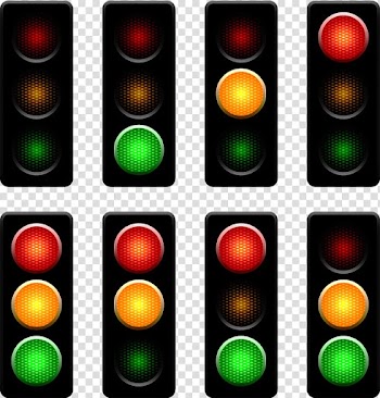 Assorted-color traffic lights, Traffic light Road transport Icon, traffic light transparent background PNG clipart