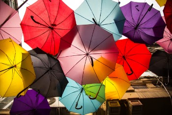 Assorted-color Umbrellas