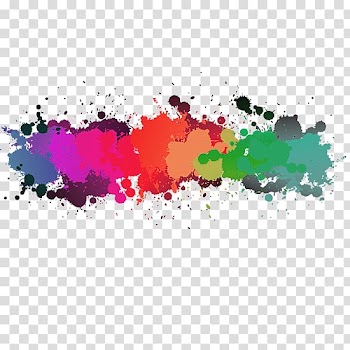 Assorted-color , Venice Biennale Artist-in-residence Art exhibition, Color splash paint transparent background PNG clipart