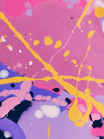 Assorted-colored Paint Spills