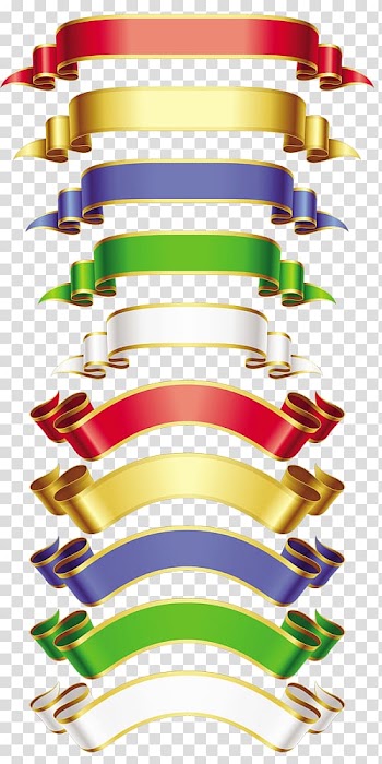 Assorted-colored ribbon , Ribbon Color, Colored ribbons transparent background PNG clipart