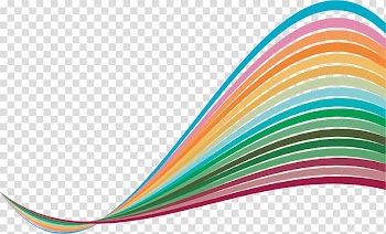 Assorted-colored stripe illustration, Line Color Abstract art Euclidean , Colored cartoon lines wavy lines transparent background PNG clipart