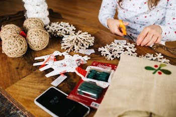 assorted decors on table
