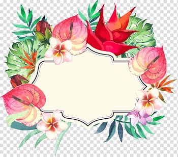 Assorted flowers art, , Colorful flower frame transparent background PNG clipart